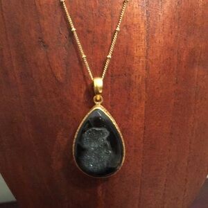 Druzy Cave Crystal Necklace